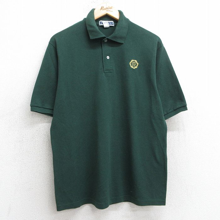 【50%OFF】ジャージーズ 00s 半袖ポロシャツ OAK HILL グリーン L | 古着