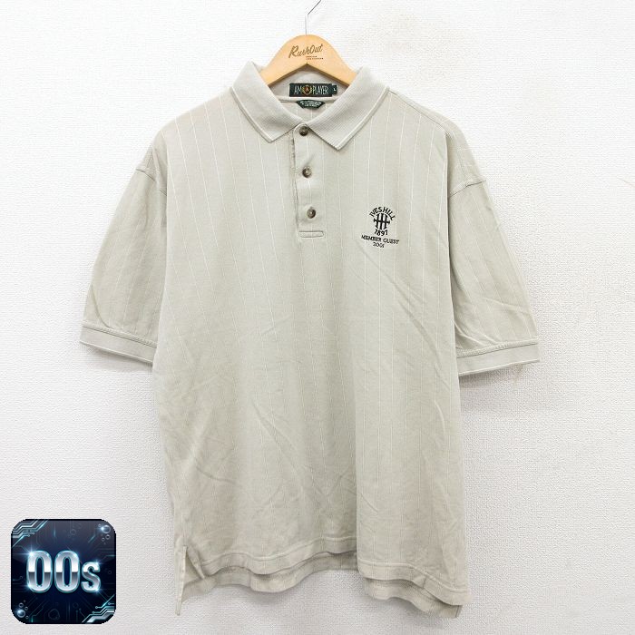 IVES HILL 00s 半袖ポロシャツ カーキ XL | 古着