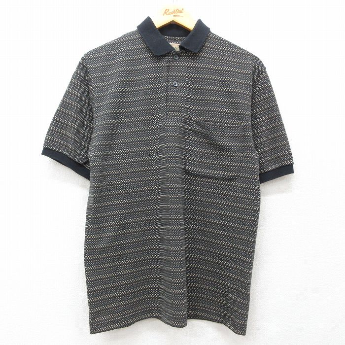 【50%OFF】セントジョンズベイ 00s 半袖ポロシャツ ブラック M | 古着