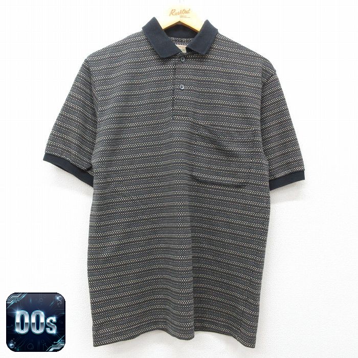 【50%OFF】セントジョンズベイ 00s 半袖ポロシャツ ブラック M | 古着