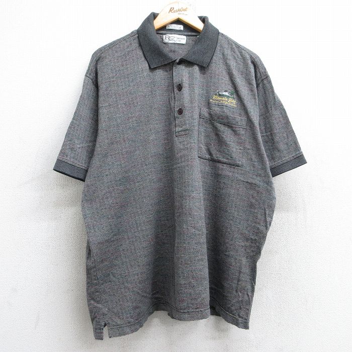 【50%OFF】ママラベイ 00s 半袖ポロシャツ グレー XL | 古着