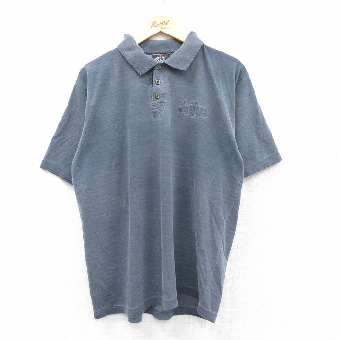 ビートルズ 90s 半袖ポロシャツ グレー L | 古着
