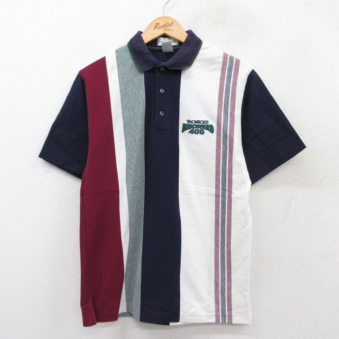 【50%OFF】マンシングウェア 90s 半袖ポロシャツ BRICKYARD ホワイト M | 古着