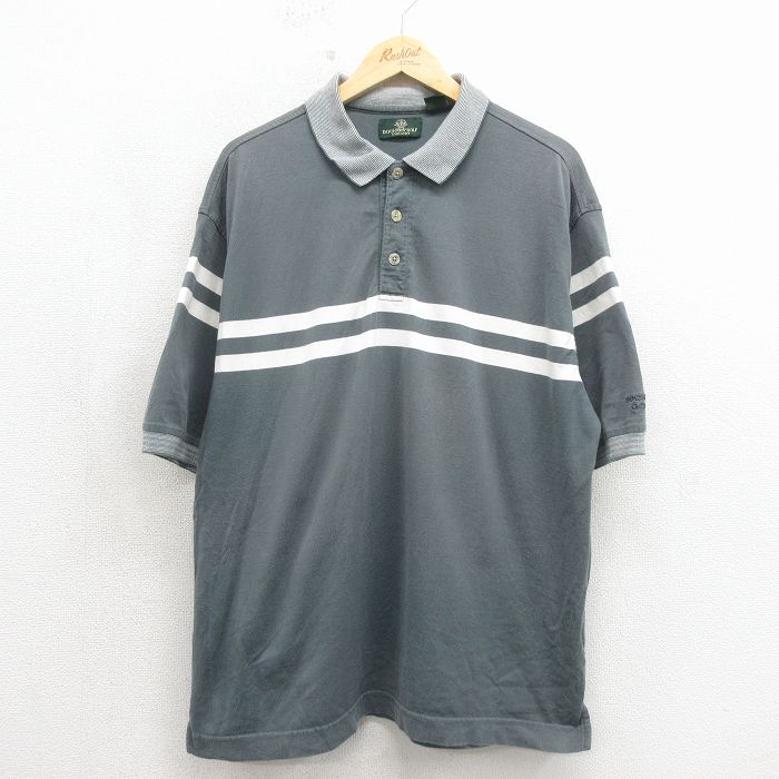 ドッカーズ 90s 半袖ポロシャツ グレー XL | 古着