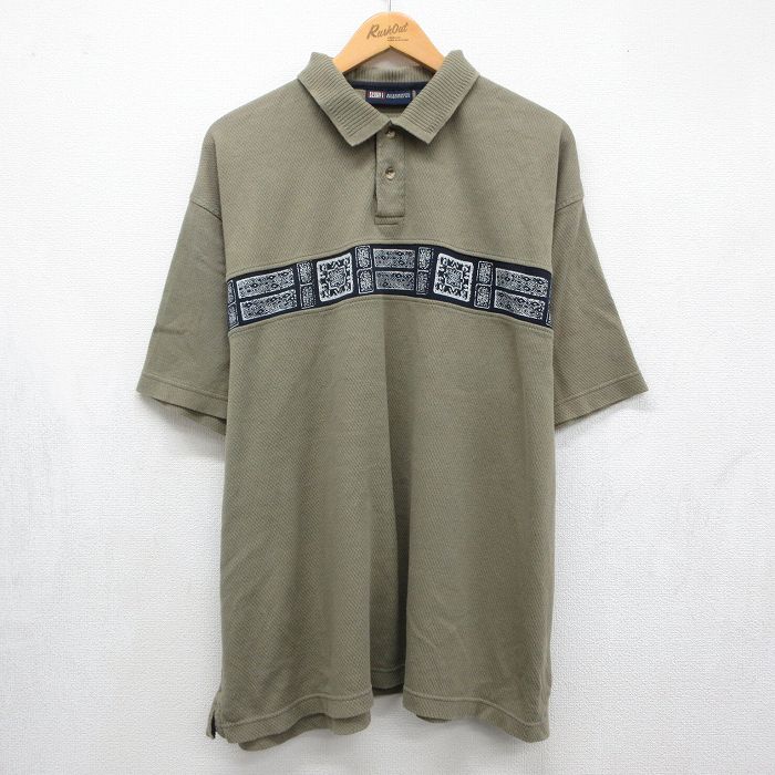 FADED GLORY 00s 半袖ポロシャツ カーキ メンズXL相当 | 古着