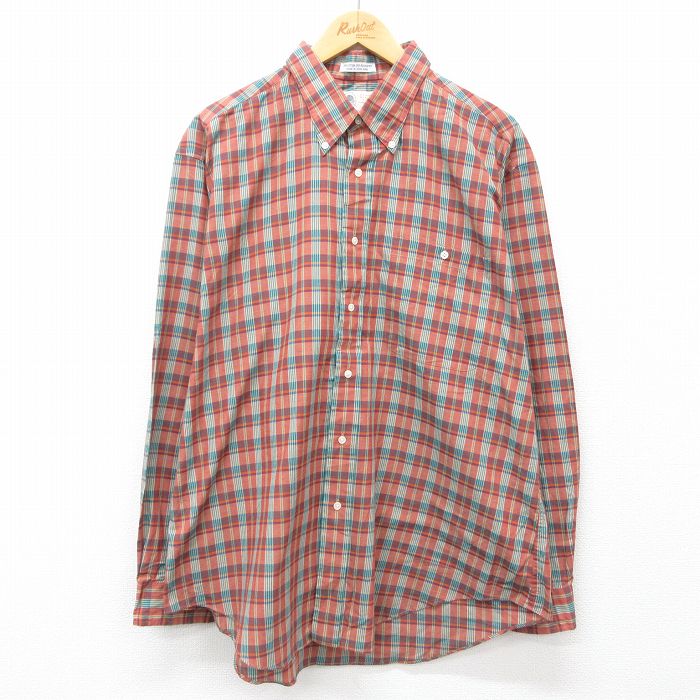 ブラウンチェック シャツ 90s 長袖 XL | 古着