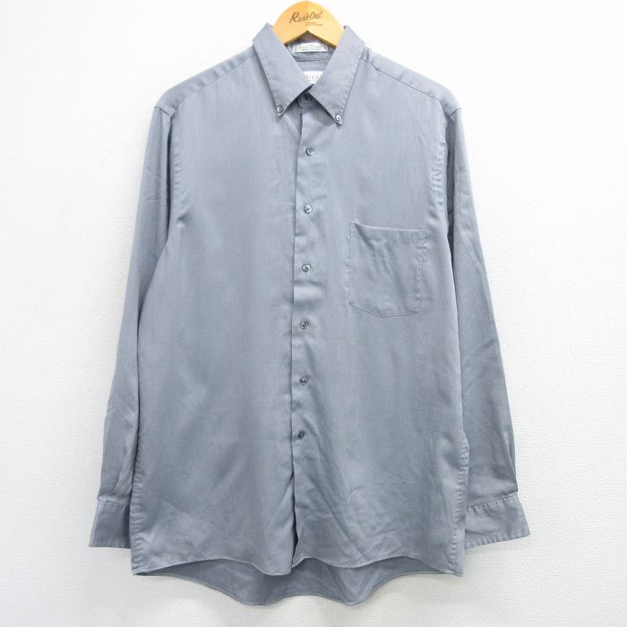 バンヒューセン 00s 長袖シャツ グレー L | 古着