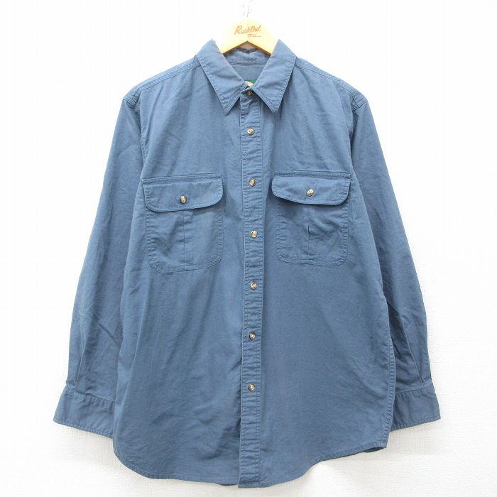 【20%OFF】XL★古着 カベラス 長袖 シャツ メンズ 00年代 00s 紺 ネイビー 25mar11 中古 トップス