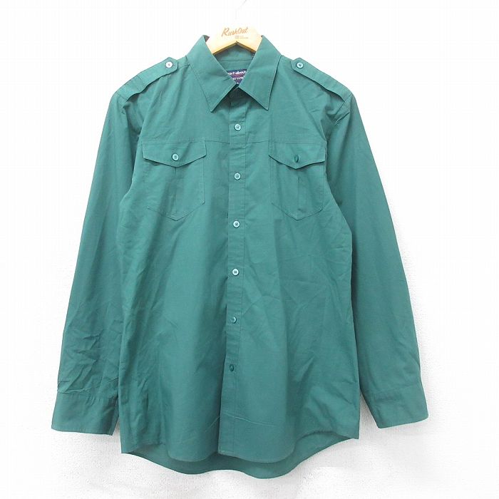 【50%OFF】ビッグヤンク 90s 長袖シャツ グリーン M | 古着