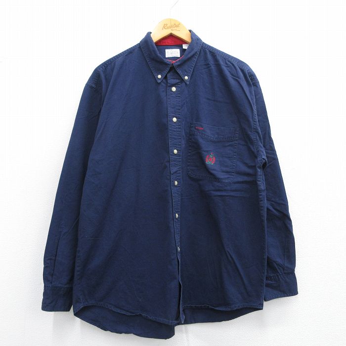 ビューグルボーイ 長袖シャツ ネイビー XL | 古着