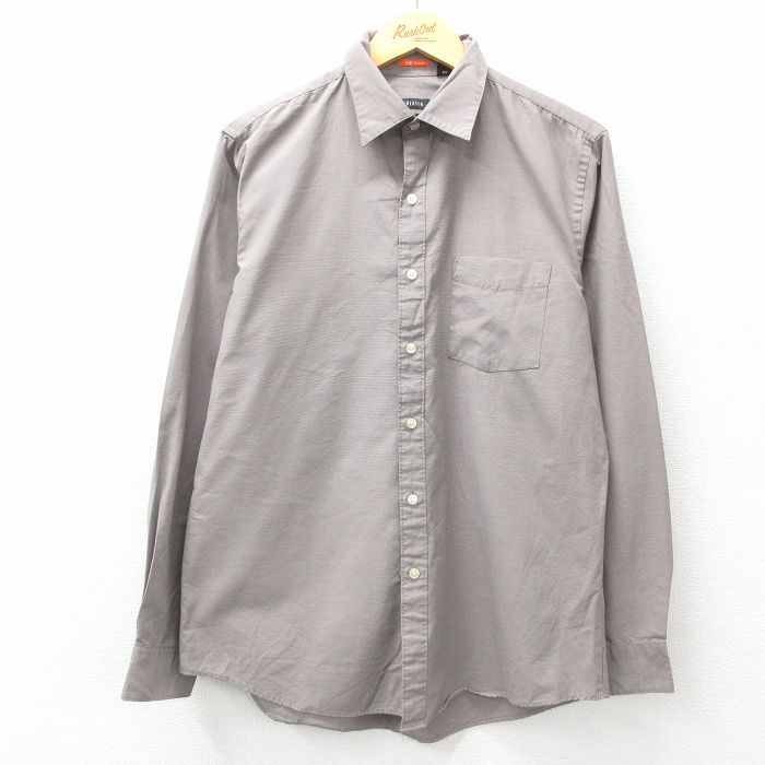 L★古着 バンヒューセン 長袖 シャツ メンズ グレー 25apr18 中古 トップス