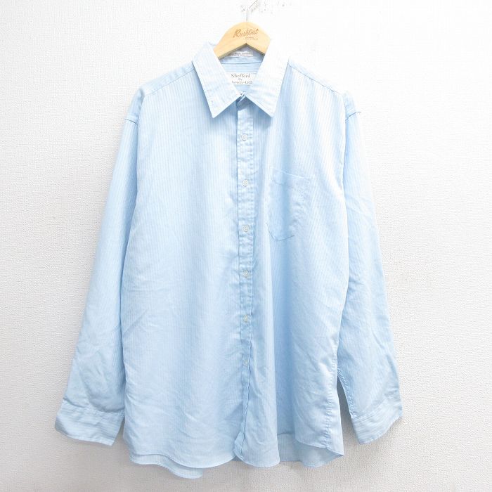 00s 長袖シャツ ライトブルー XL | 古着