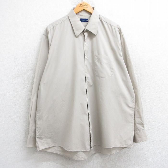 長袖シャツ ベージュ XL | 古着