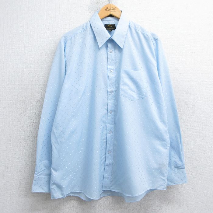 長袖シャツ ライトブルー XL | 古着