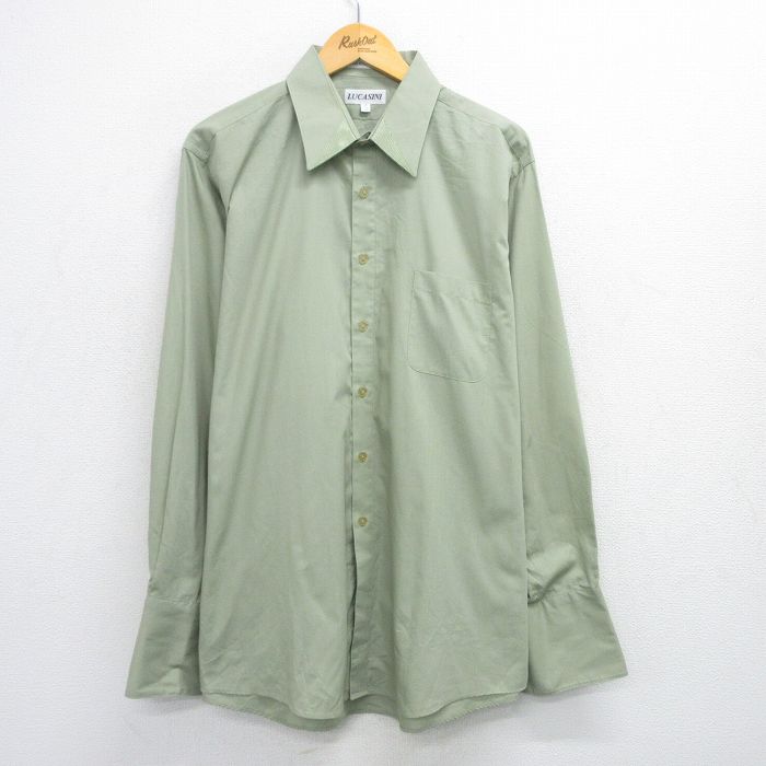 長袖シャツ グリーン XL | 古着