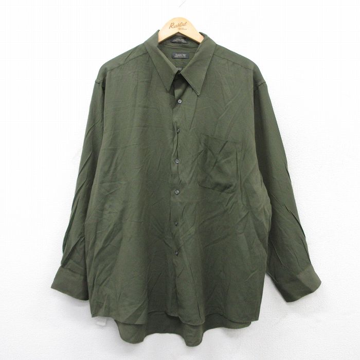 アロー 長袖シャツ グリーン XL | 古着