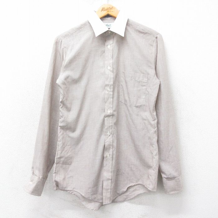 【50%OFF】90s 長袖シャツ ブラウン S | 古着