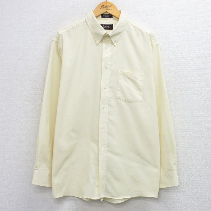 90s 長袖シャツ イエロー XL | 古着