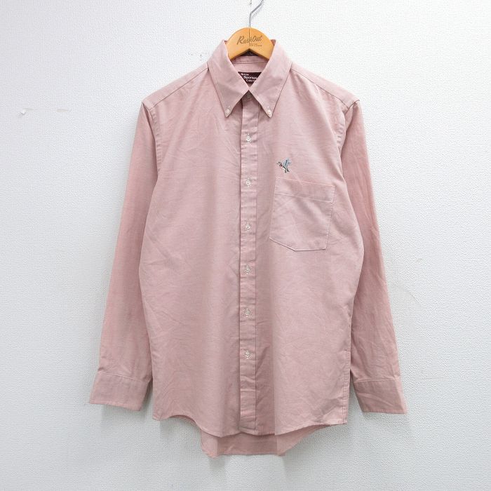 アロー 90s 長袖シャツ 鳥 ピンク M | 古着