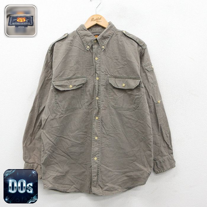 【50%OFF】00s 長袖シャツ ルート66 グリーン L | 古着