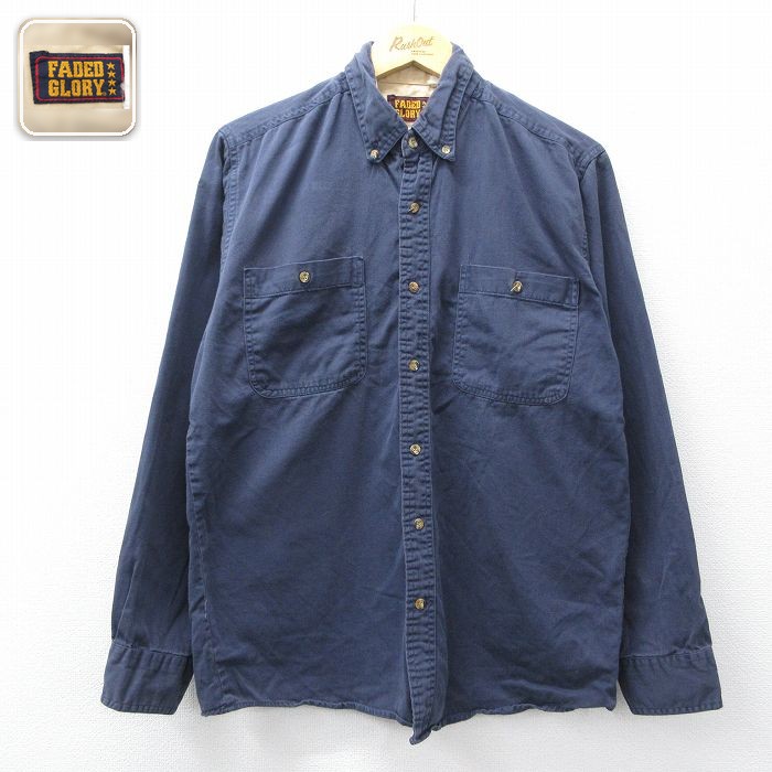 【50%OFF】FADED GLORY 長袖シャツ ネイビー L | 古着