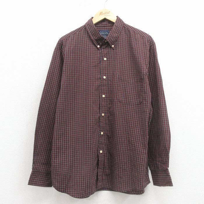 ベーシックエディションズ 90s 長袖シャツ エンジチェック XL | 古着