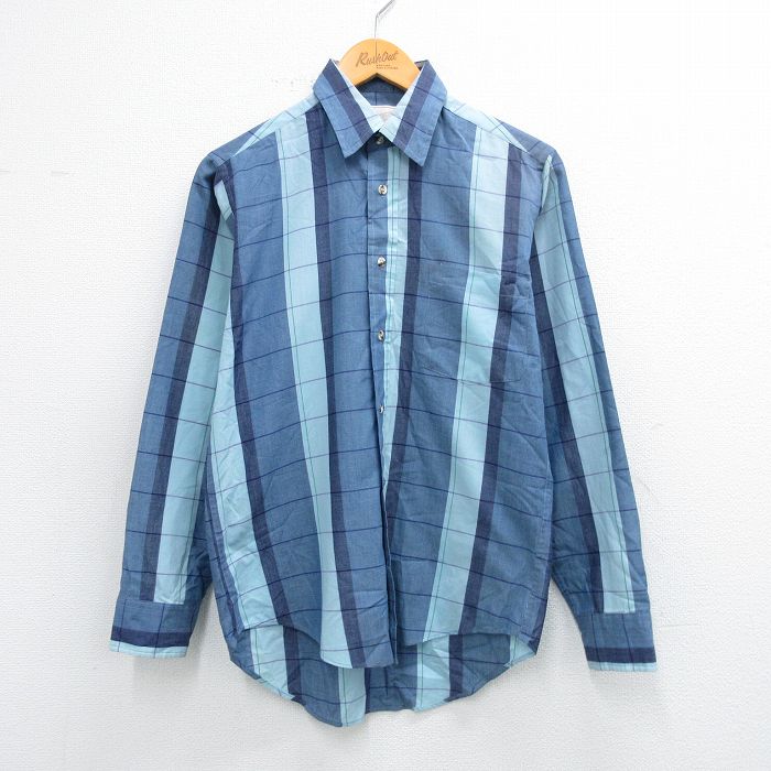 【20%OFF】アーノルドパーマー 90s 長袖シャツ ネイビーチェック S | 古着