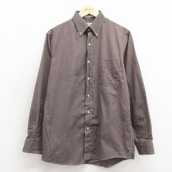アロー 90s 長袖シャツ ブラウン M | 古着