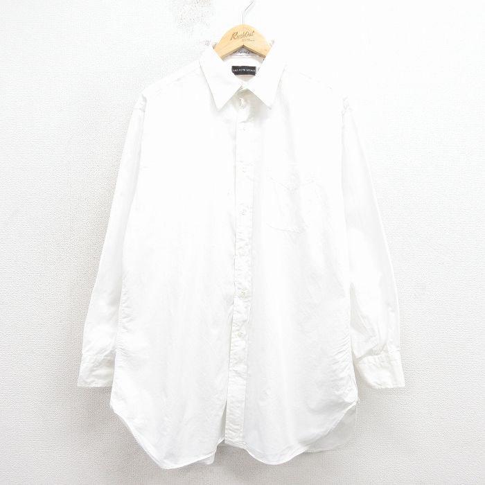 サックスフィフスアベニュー 80s 長袖シャツ ホワイト XL | 古着