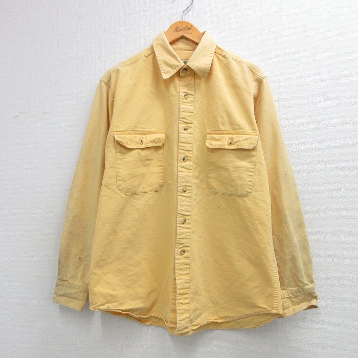 カベラス 80s 長袖シャツ イエロー XL | 古着