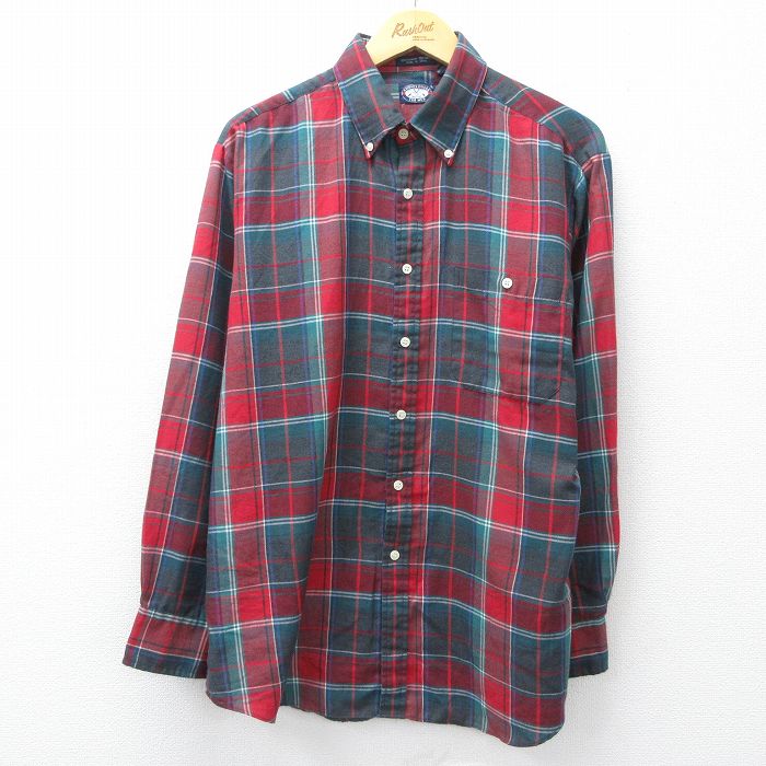 90s 長袖シャツ レッドチェック XL | 古着