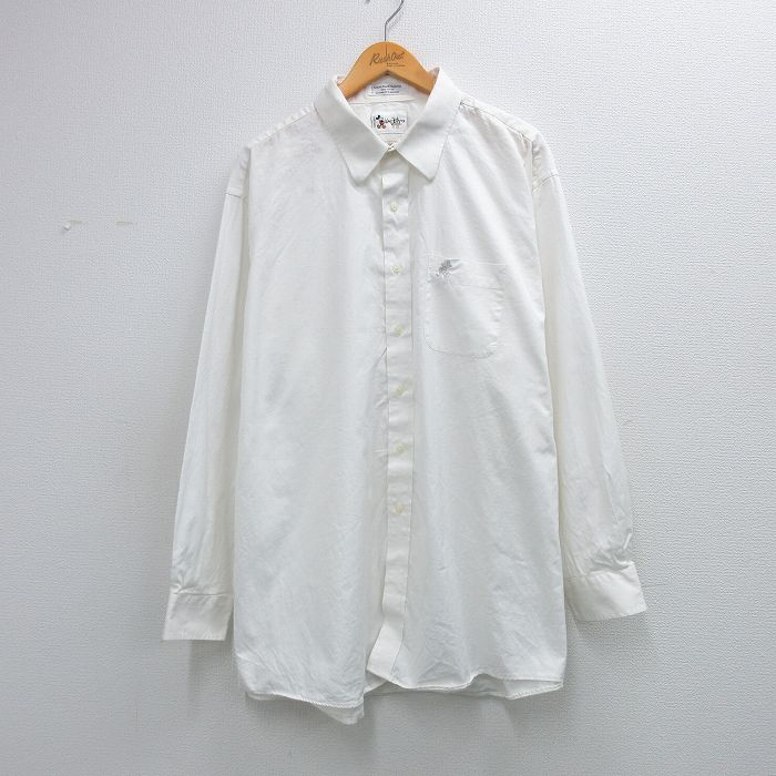 【20%OFF】00s 長袖シャツ ディズニー ホワイト XL | 古着