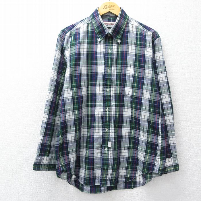 マックレガー 90s 長袖シャツ グリーンチェック L | 古着