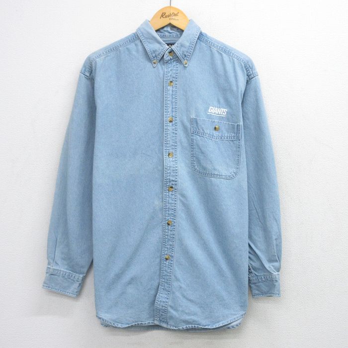 【20%OFF】リー 00s 長袖シャツ NFL ネイビー L | 古着