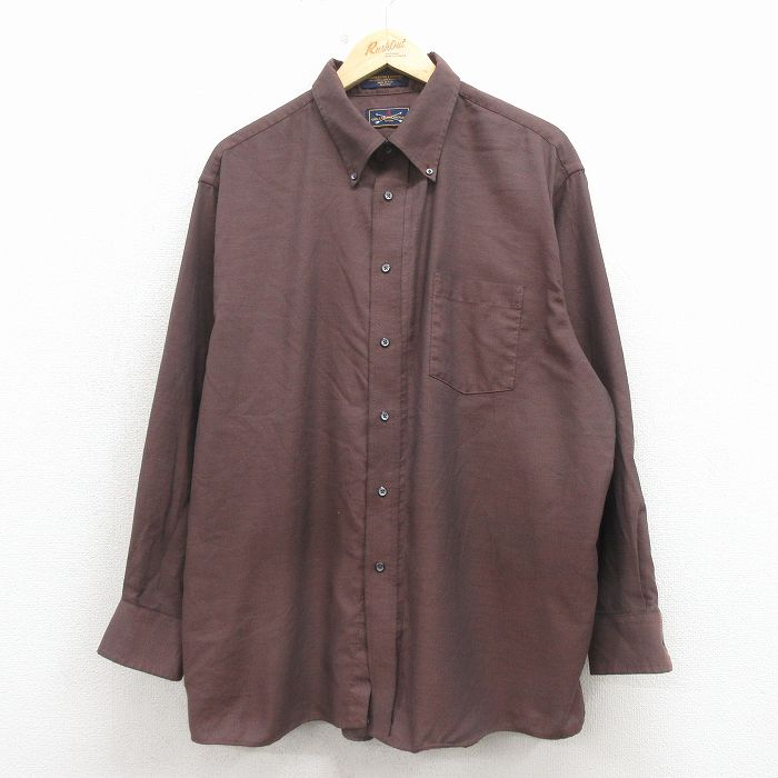 【20%OFF】アロー 00s 長袖シャツ ブラウン XL | 古着