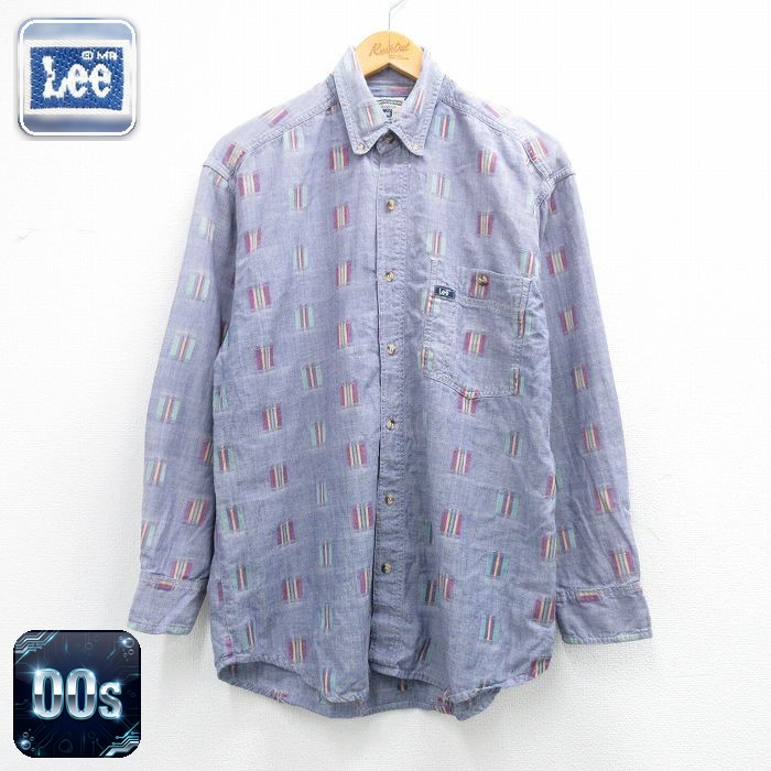【50%OFF】リー 00s 長袖シャツ パープル L | 古着