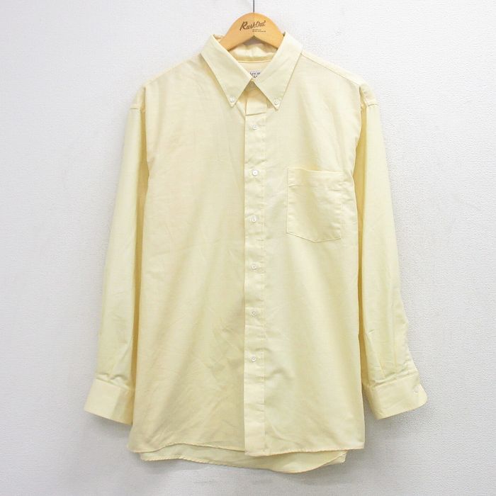 アロー 90s 長袖シャツ イエロー XL | 古着