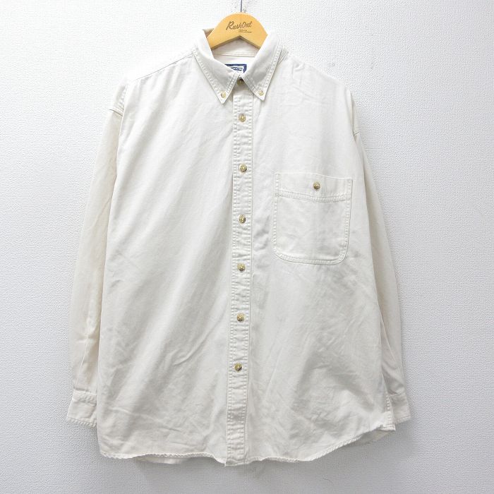 リー 00s 長袖シャツ 生成り ベージュ メンズXL相当 | 古着