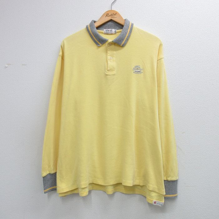 ポロシャツ イエロー XL | 古着