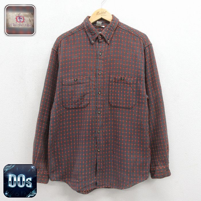 THE TERRITORY AHEAD 00s 長袖シャツ グレー メンズL相当 | 古着