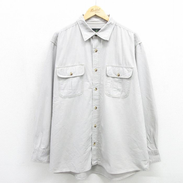 レッドヘッド 00s 長袖シャツ ベージュ メンズXL相当 | 古着