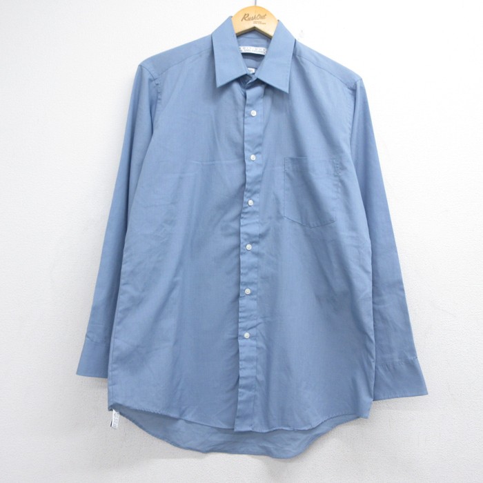 VAN HEUSEN 90s 長袖シャツ ライトブルー メンズL相当 | 古着