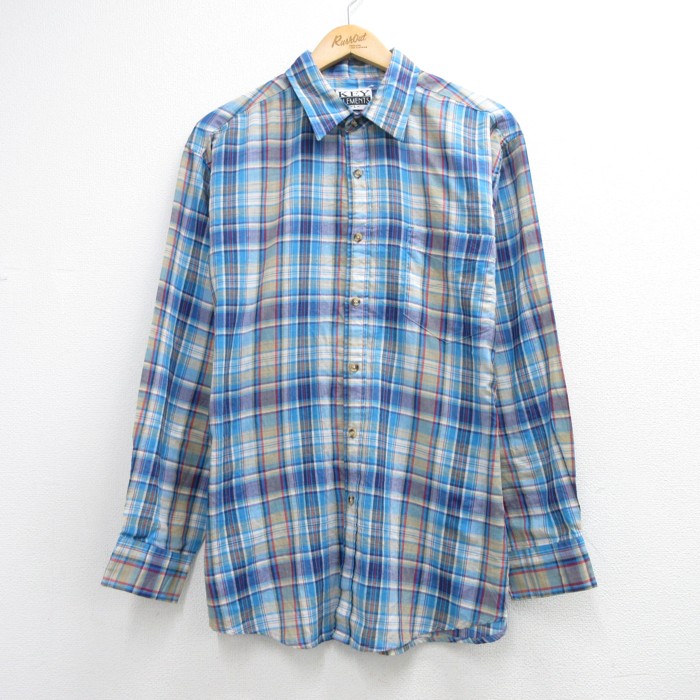 キー 90s 長袖シャツ チェック メンズXL相当 | 古着