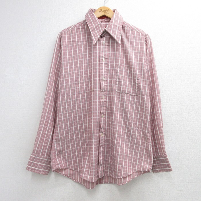 Kings Road シアーズ 長袖 シャツ 80s チェック メンズL相当 | 古着