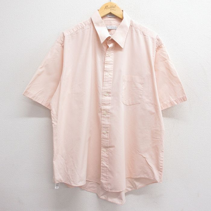 バンヒューセン 90s 半袖シャツ ピンク XL | 古着