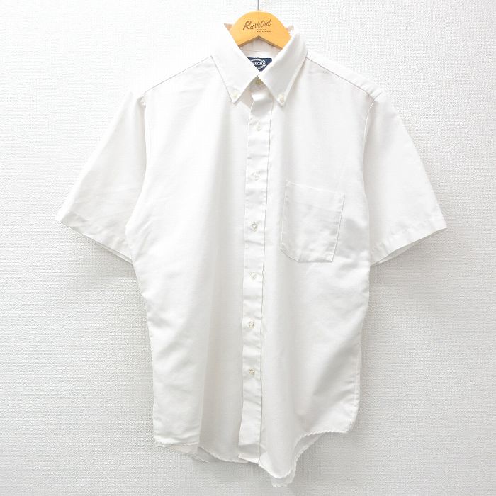 L★古着 半袖 シャツ メンズ 00年代 00s 白 ホワイト 24jun20 中古 トップス