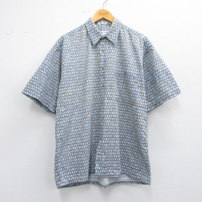 ピエールカルダン 90s 半袖シャツ ネイビー XL | 古着