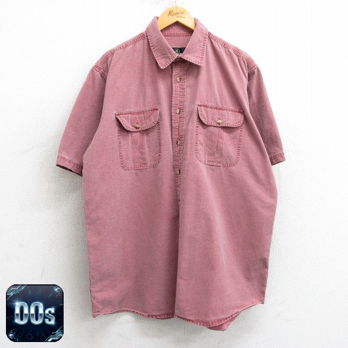 レッドヘッド 00s 半袖シャツ レッド XL | 古着