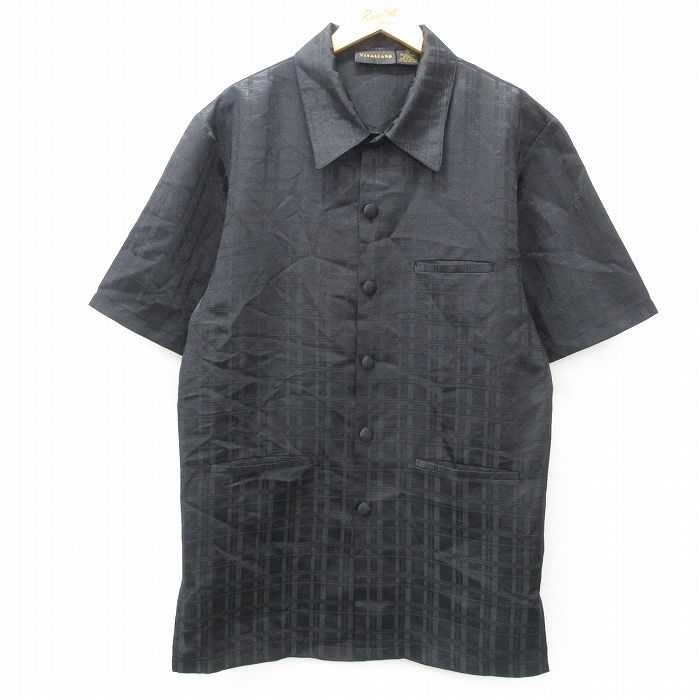 半袖シャツ ブラックチェック M | 古着