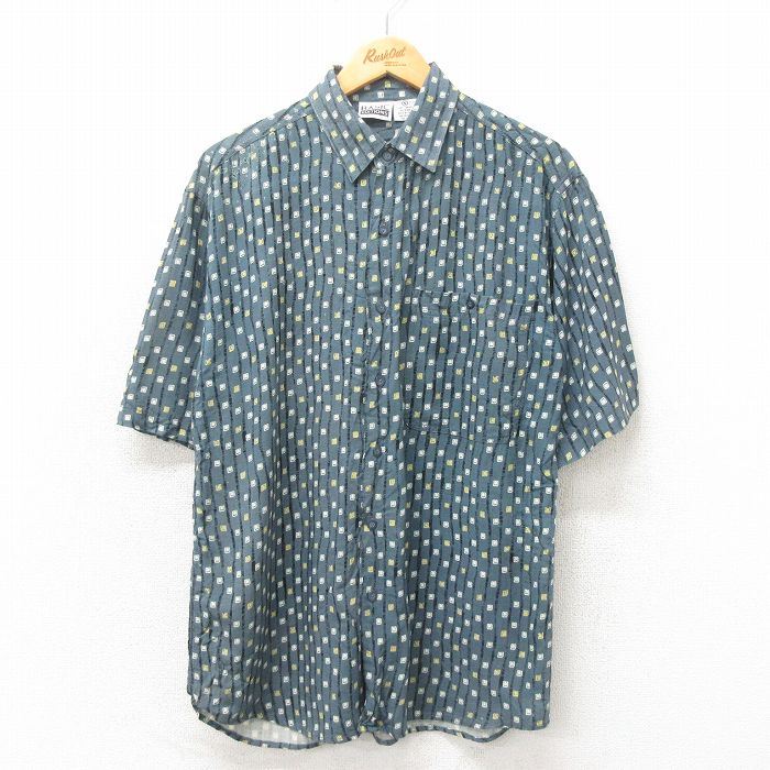 ベーシックエディションズ 00s 半袖シャツ ネイビー S | 古着